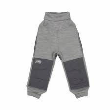 Voksi Wool meriinofliisist püksid Melange Grey