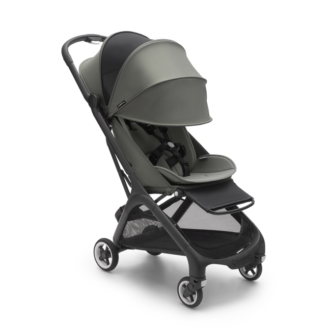 Bugaboo Butterfly kergkäru Näidis Black/Forest Green + turvakaar