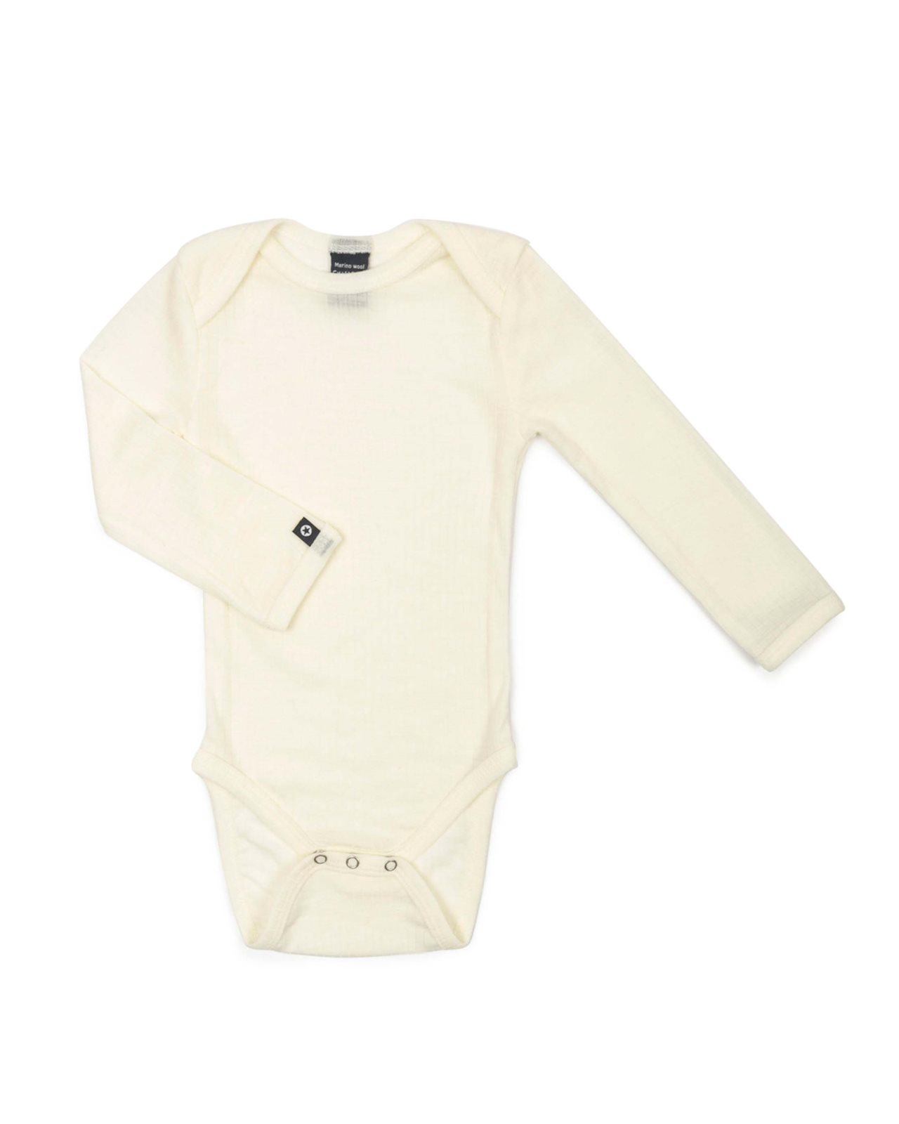 SmallStuff meriinovillane body pikkade varrukatega Off White
