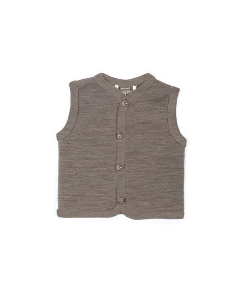 SmallStuff meriinovillane vest nööpidega Nature Melange