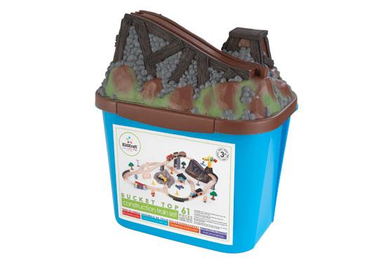 KidKraft rongirada ehitus 61 osa hoiukarbis