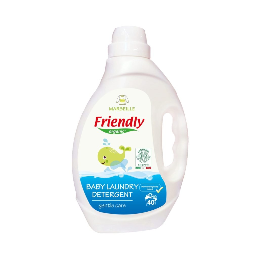 Friendly Organic looduslik riidepesugeel Marseille seebi lõhnaga, 2000 ml