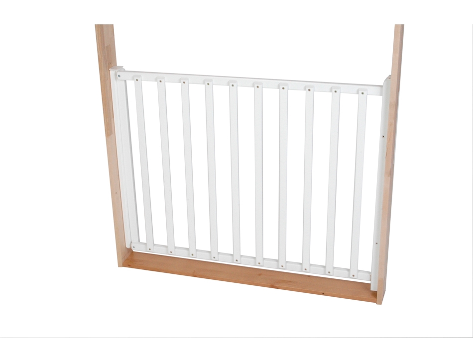 Turvavärav - trepivärav puidust kuni 116 cm valge