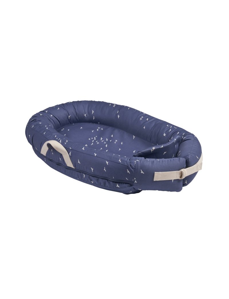 Voksi Premium beebipesa Poppy Blue - Flying