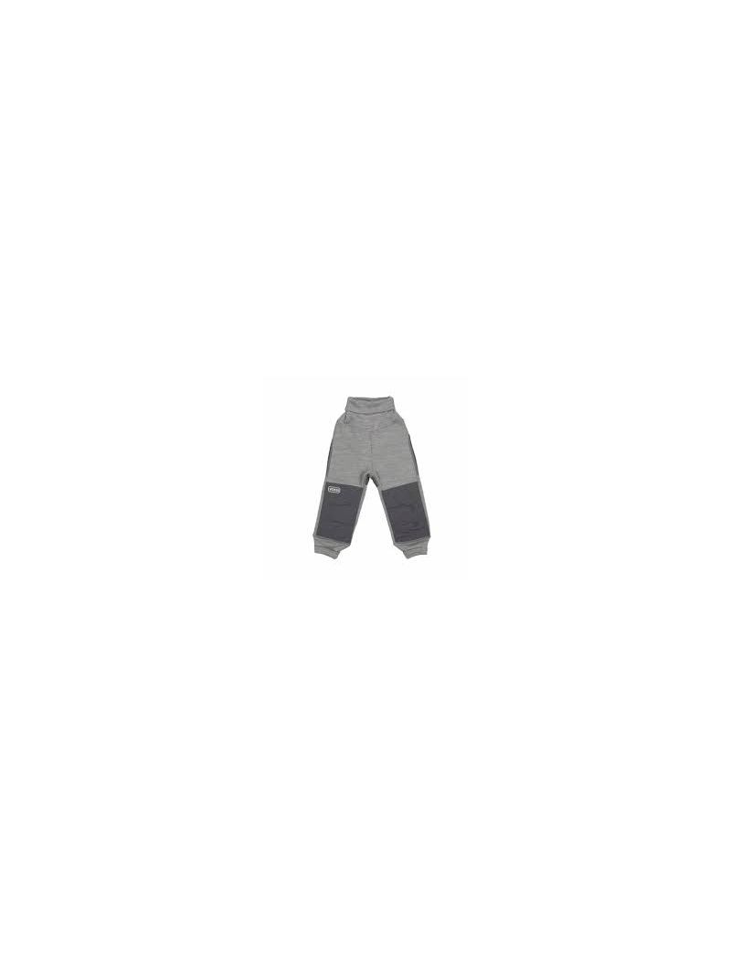 Voksi Wool meriinofliisist püksid Melange Grey