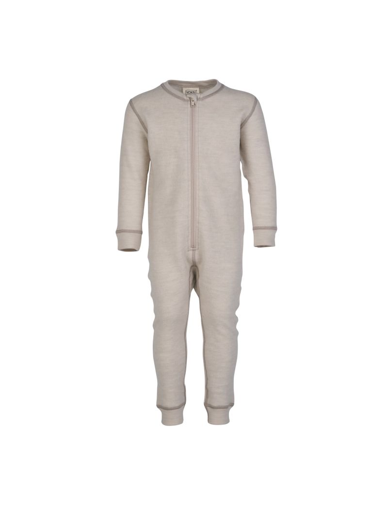 Voksi Wool meriinovillane kombe Double Fleece Seashell Sand