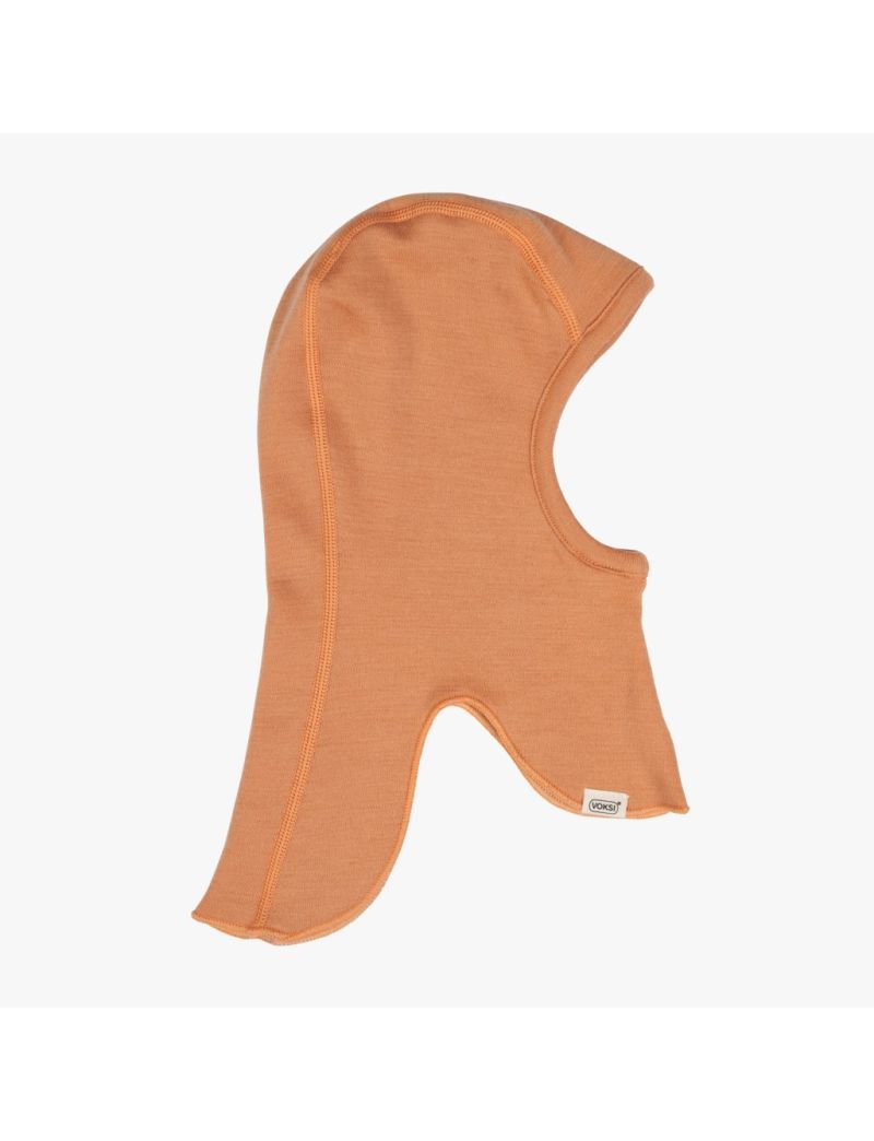 Voksi Wool meriinovillane tuukrimüts Balaclava Sandstone Peach