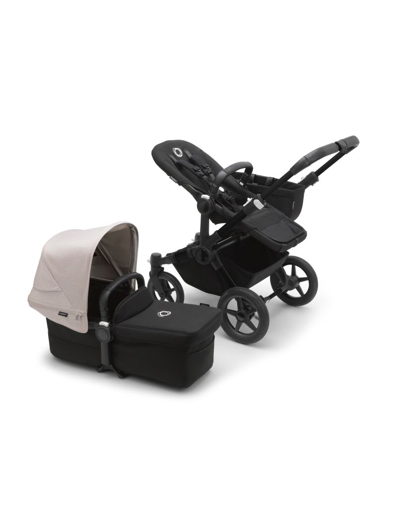 Bugaboo Donkey 5 Mono 2in1 vankrikomplekt Black/Midnight Black/Misty White