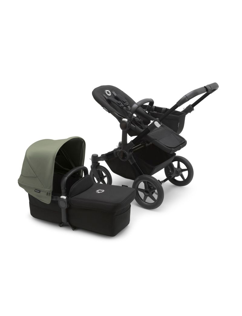 Bugaboo Donkey 5 Mono 2in1 vankrikomplekt Black/Midnight Black/Forest Green