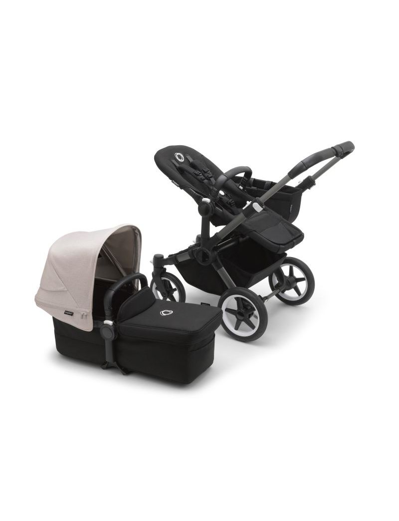 Bugaboo Donkey 5 Mono 2in1 vankrikomplekt Graphite/Midnight Black/Misty White