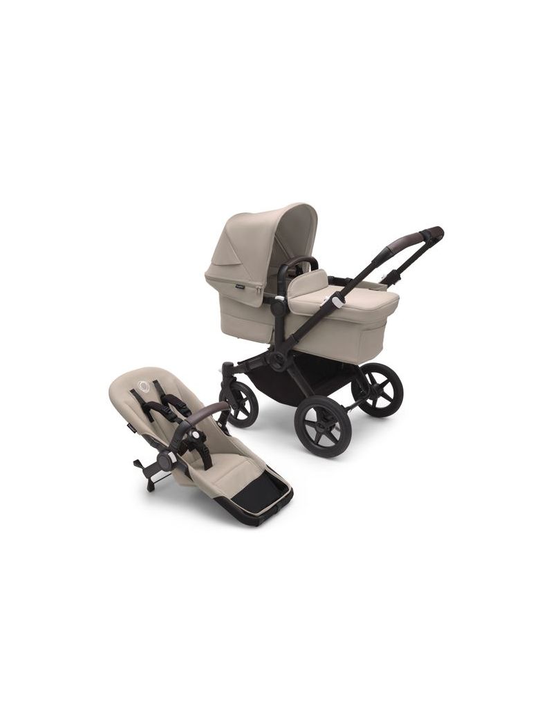 Bugaboo Donkey 5 Mono 2in1 vankrikomplekt Black/Desert Taupe/Desert Taupe