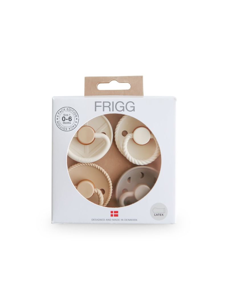 FRIGG Daisy latekslutt 4-pakk 0-6 kuud