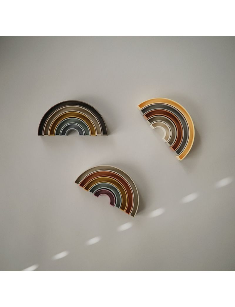 Mushie vikeraare ladumisklotsid Rainbow