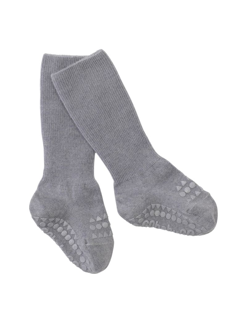 GoBabyGo Merino Wool libisemiskindlad meriinovillased sokid Grey Melange