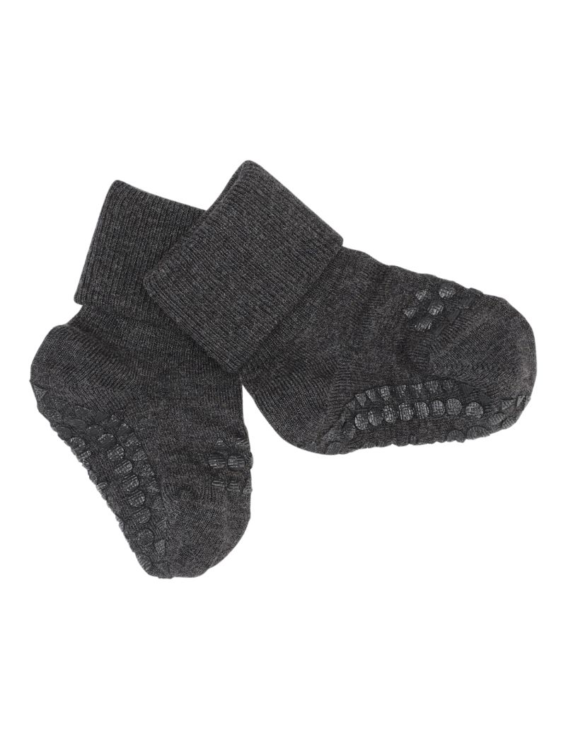 GoBabyGo Bamboo libisemiskindlad bambussokid Dark Grey Melange
