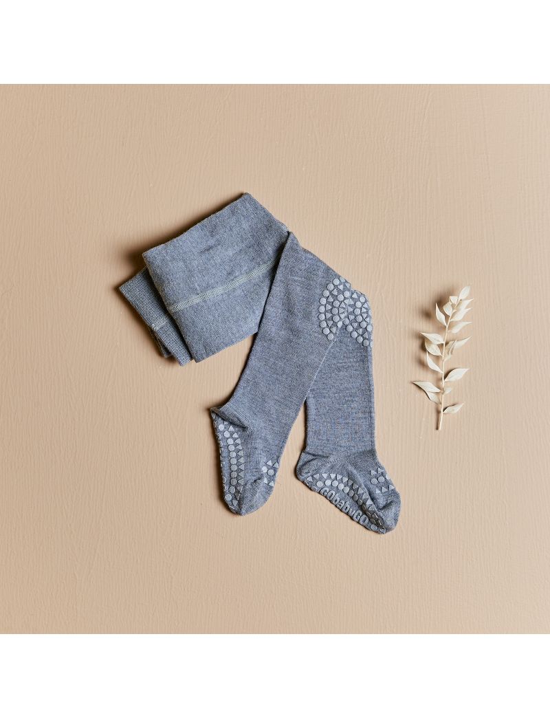 GoBabyGo Wool libisemiskindlad villased sukkpüksid Grey Melange