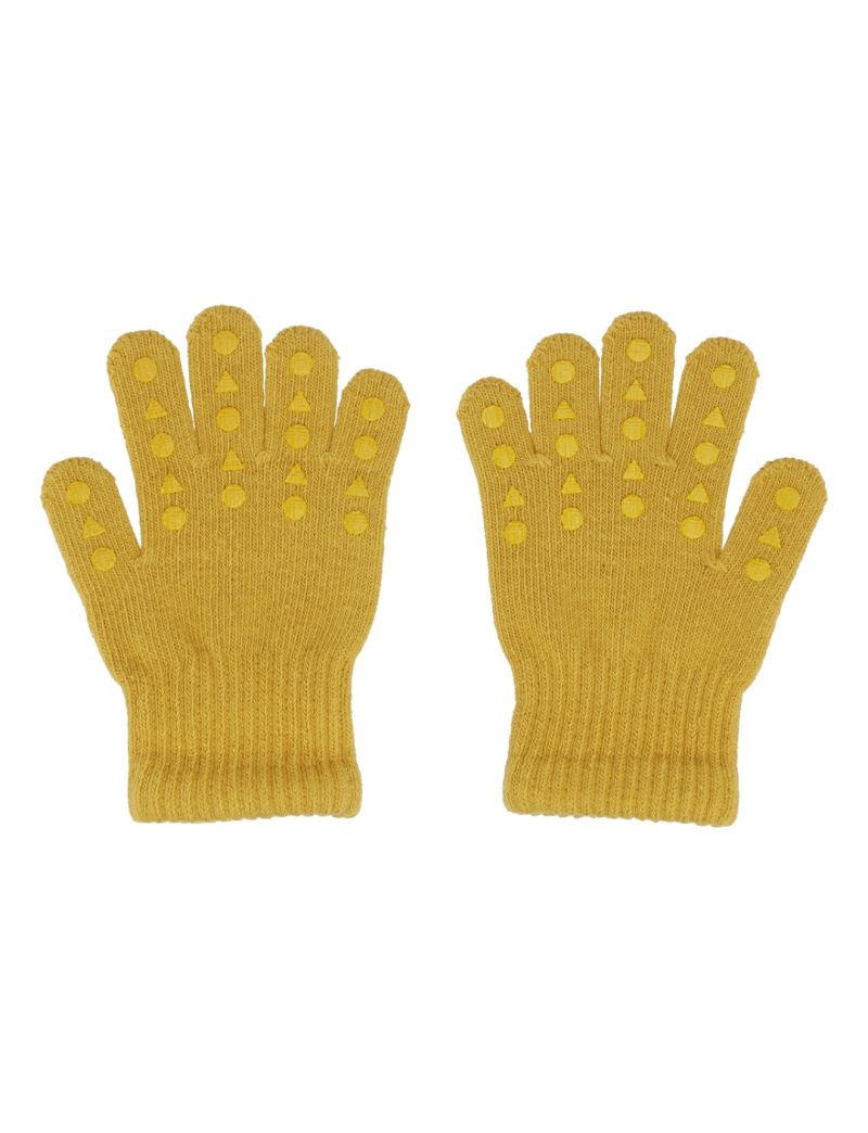 GoBabyGo libisemiskindlad kindad Mustard