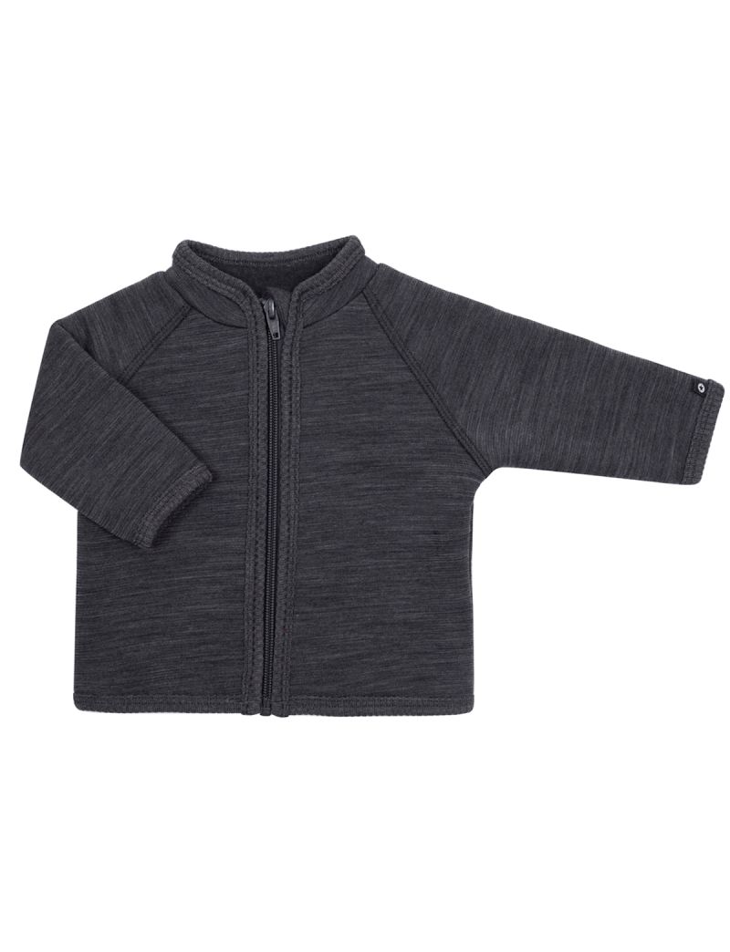 SmallStuff meriinovillane kardigan lukuga Dark Grey