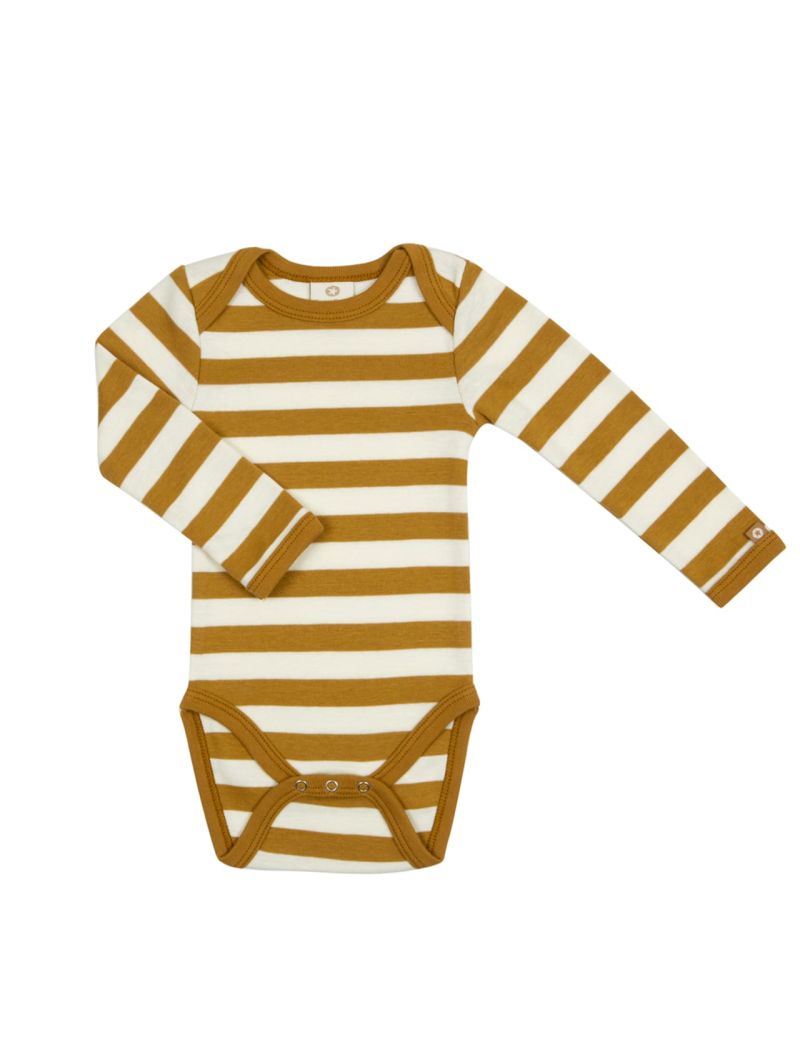 SmallStuff body pikkade varrukatega Hazel/Off White