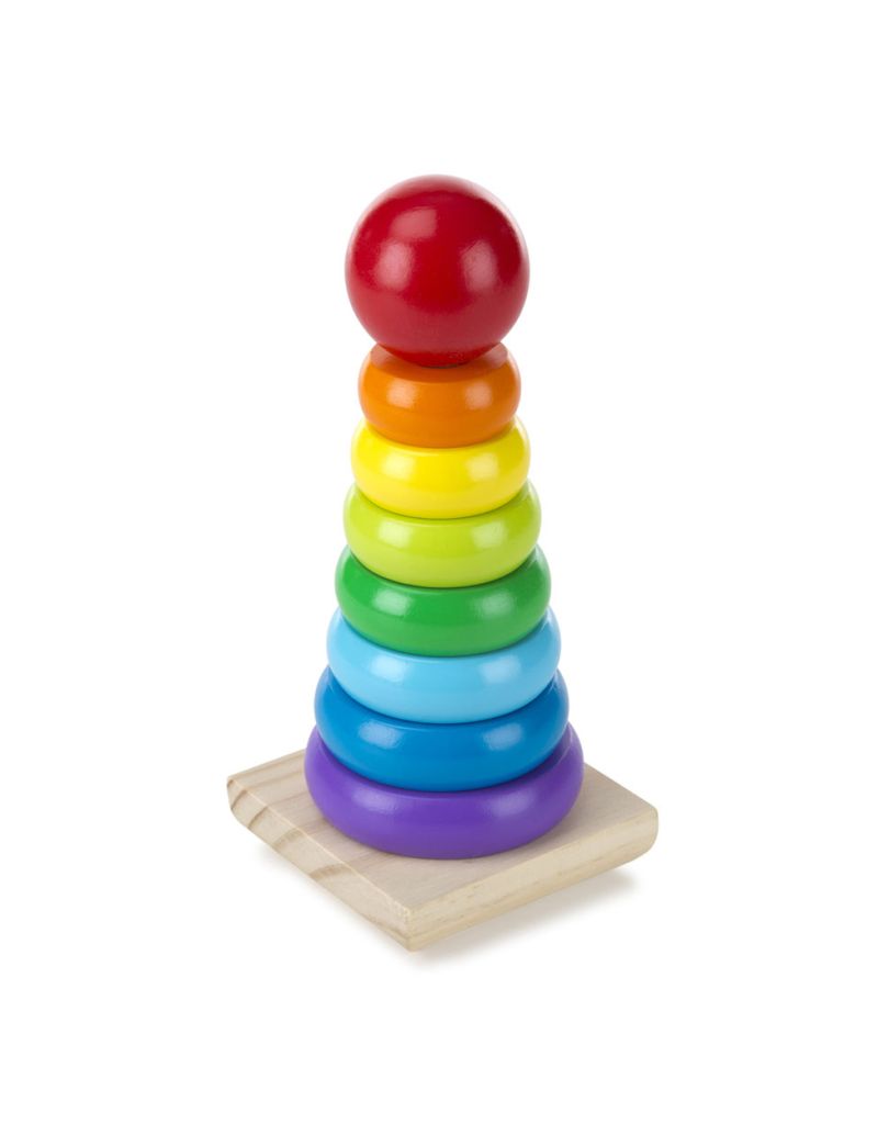 Melissa & Doug puidust ladumisrõngad
