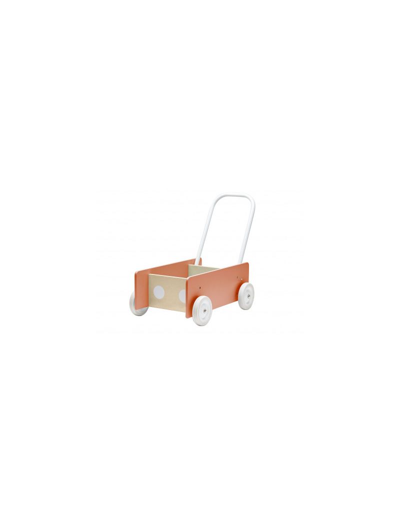 Kids Concept lükatav käru Aprikoos