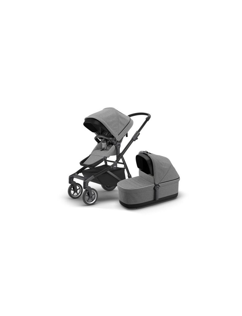 Thule Sleek 2in1 vankrikomplekt, Grey Melange on Black