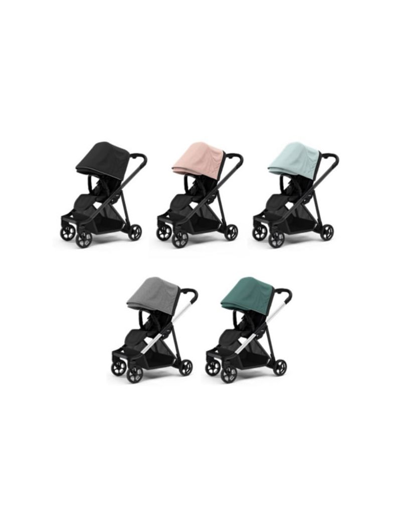 Thule jalutuskäru Shine- Black/ Misty Rose