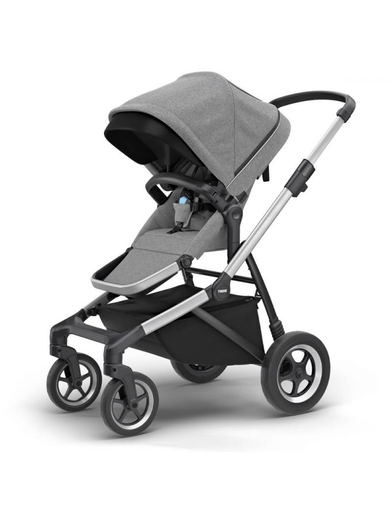 Thule Sleek jalutuskäru, Aluminium/  Grey Melange