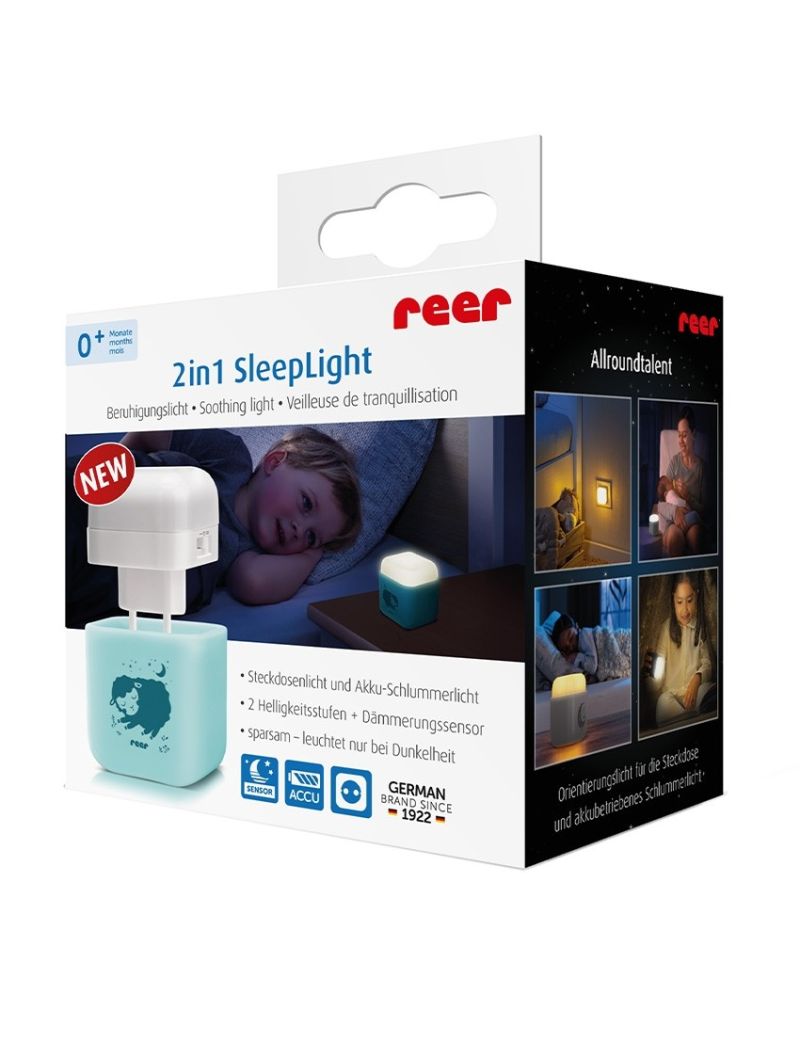 Reer 2in1 SleepLight - mint öölamp LED-tuled