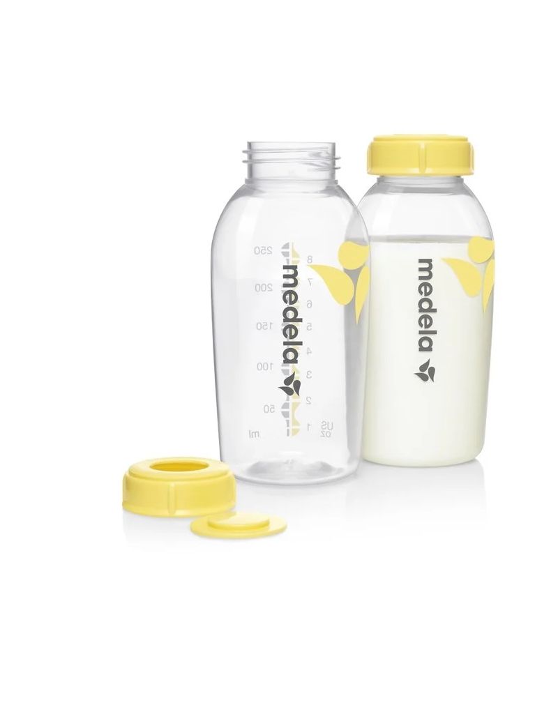 Medela piimapudel (ilma lutita) 250 ml kaanega-2tk