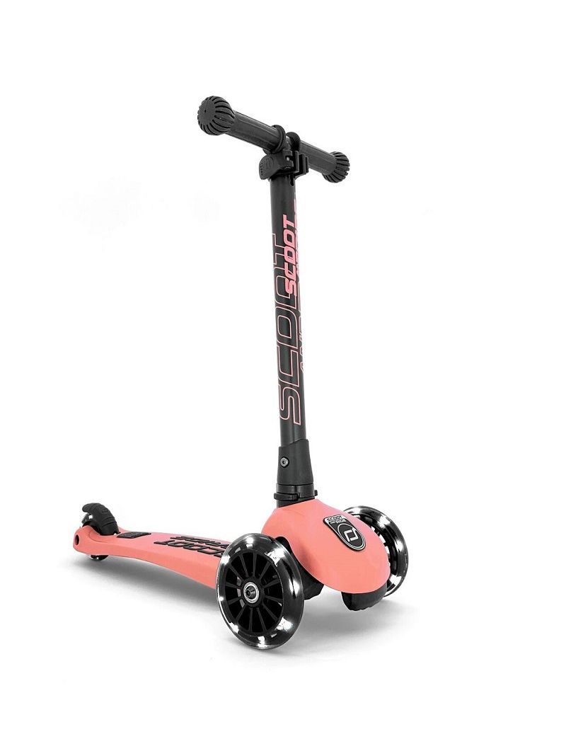 Scoot and Ride tõukeratas Highwaykick 3 LED PEACH