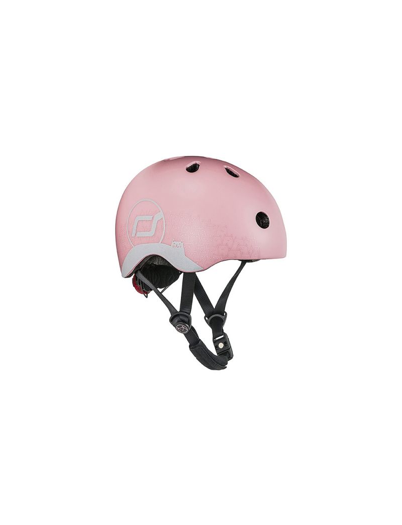 Scoot and Ride väikelaste jalgrattakiiver lisahelkuriga Rose 45-51 cm XXS-S