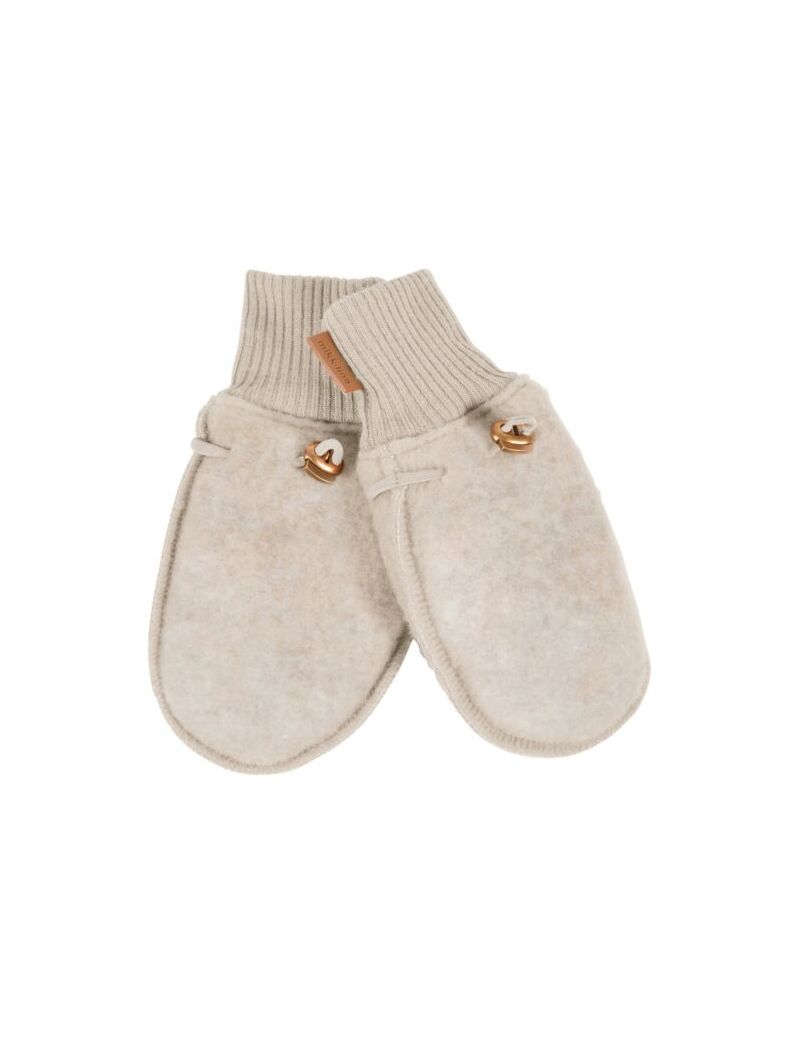 Mikk-line meriinokindad- Melange Offwhite