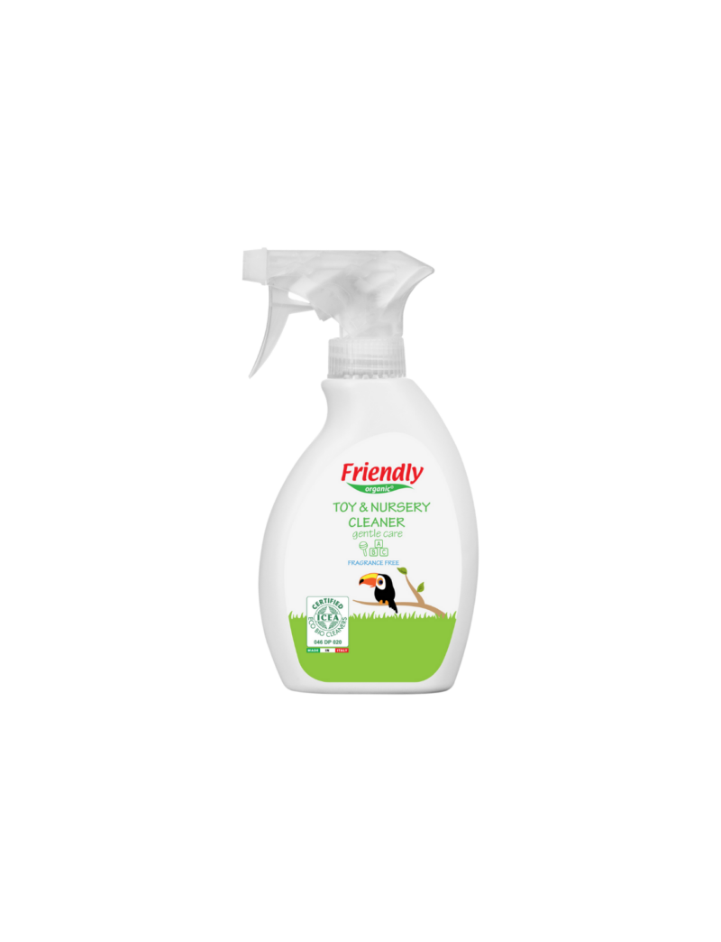Friendly Organic lõhnatu mänguasjade ja lastetoa puhastusvahend aloe veraga, 250 ml