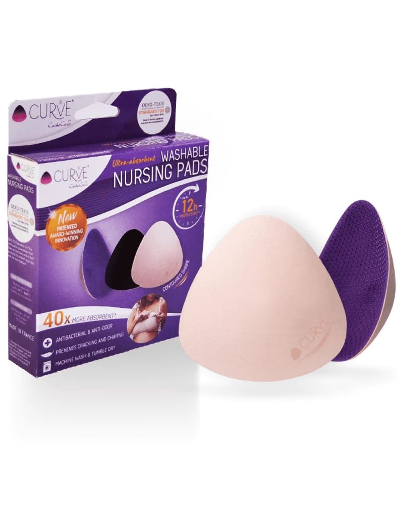 Cache Coeur korduvkasutatavad rinnapadjad Night Purple 2tk