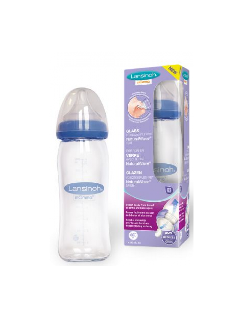 Lansinoh lutipudel klaasist 240ml