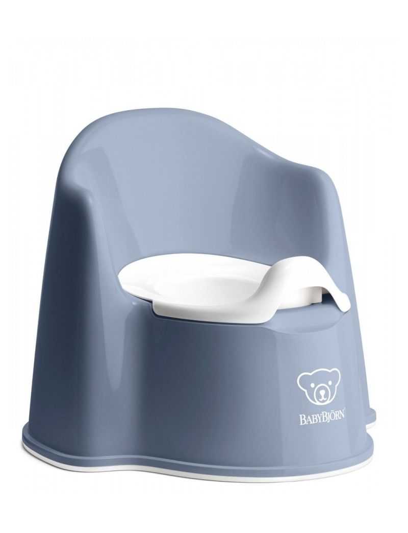 BabyBjörn pissipott seljatoega Potty Chair sinine