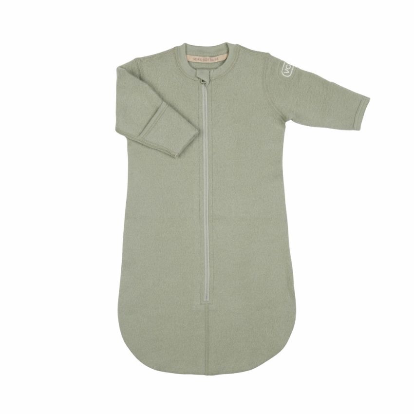 Voksi Wool meriinovillane magamiskott Misty Green