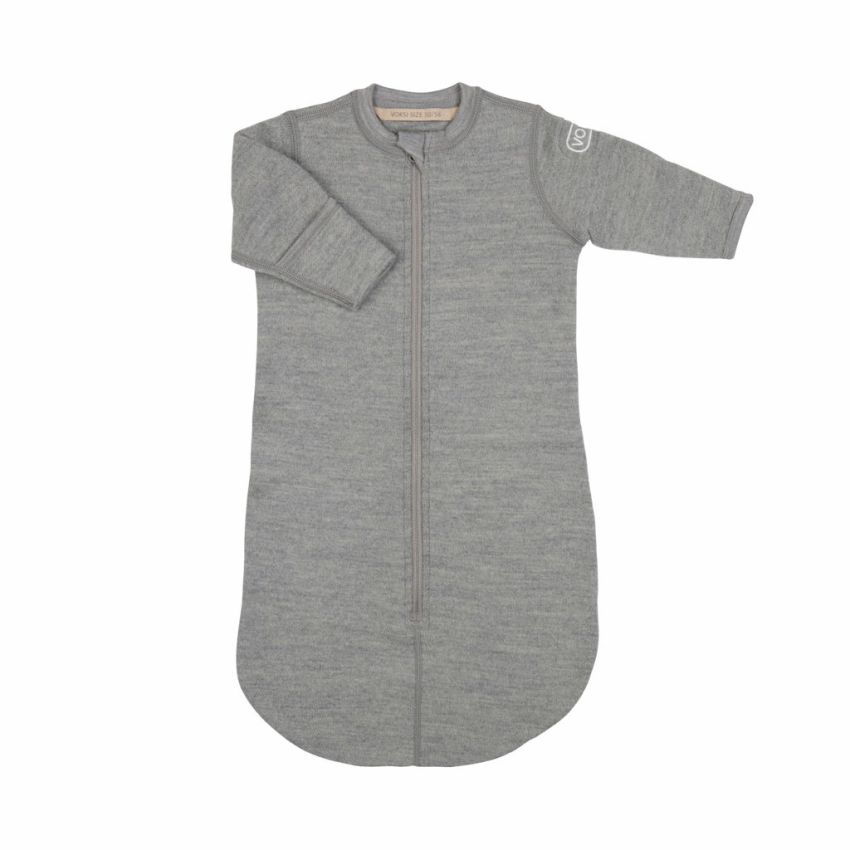 Voksi Wool meriinovillane magamiskott Melange Grey