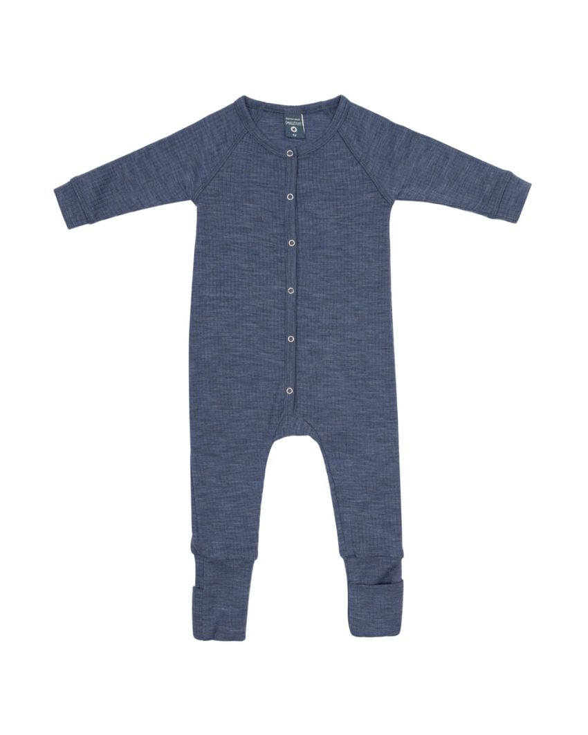 SmallStuff meriinovillane öökombe pikkade varrukatega Denim Melange
