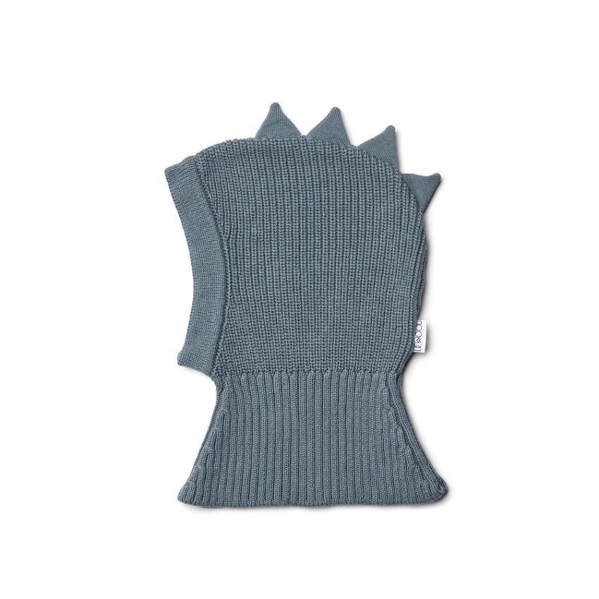 Liewood kootud tuukrimüts Hanibal Dino Whale Blue