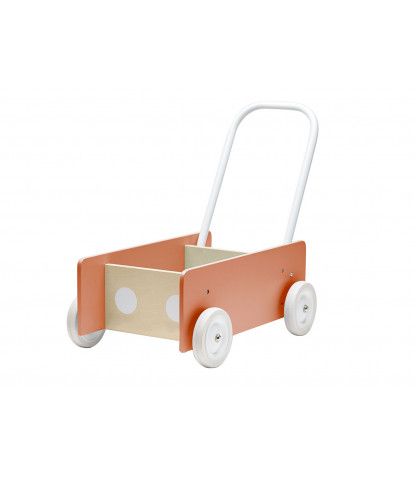 Kids Concept lükatav käru Aprikoos