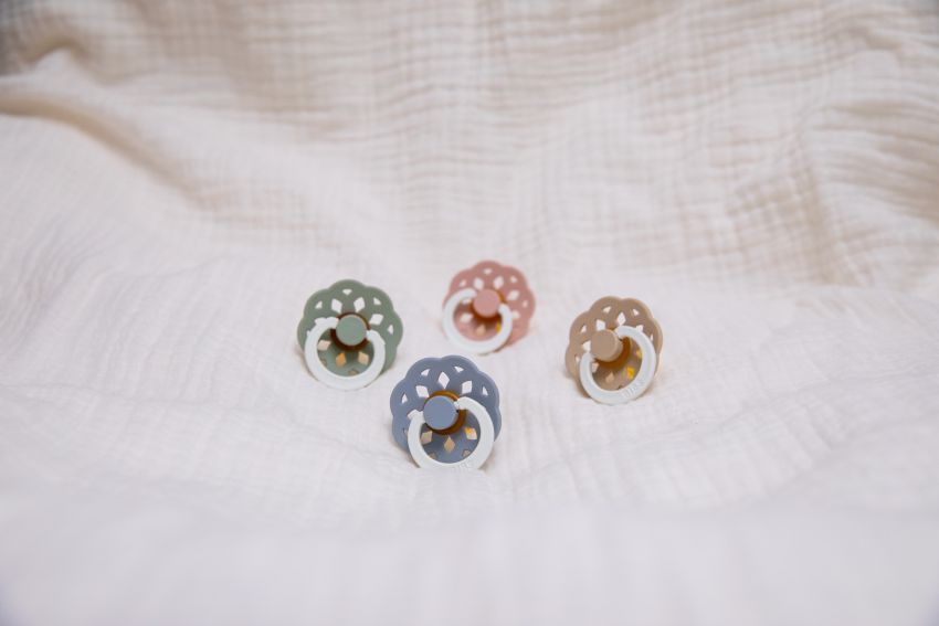 BIBS Boheme GLOW helendavad latekslutid 2-pakk 6-18 kuud