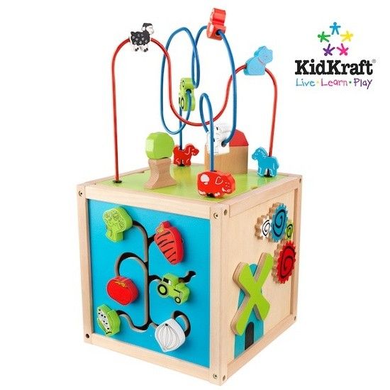 KidKraft motoorika tegevuskeskus - puidust labürint