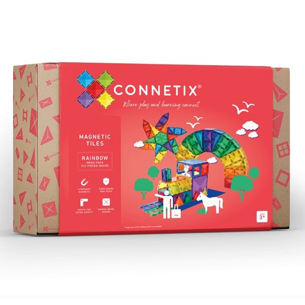 Connetix magnetilised klotsid 212tk Rainbow Mega Pack