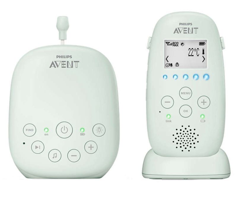 Philips Avent beebimonitor Dect. (heli ja temperatuur)