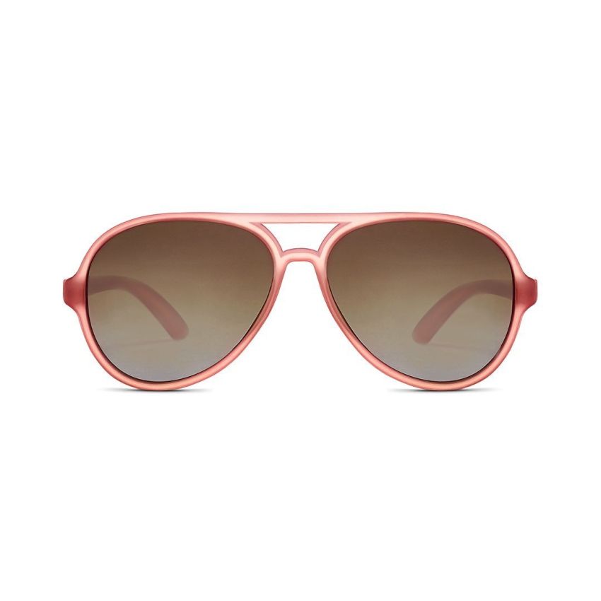 Hipsterkid Aviator Gold polariseeritud päikeseprillid beebidele 0-24 kuud – Rose