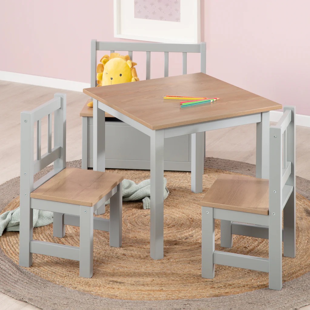 Roba laste istumiskomplekt 'Woody' – 2 tooli ja 1 laud